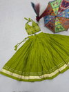 Pc 585 Pure Cotton Mirror Hand Work Navratri Kids Chaniya Choli